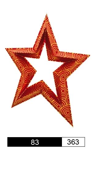 Звезда красная фото с орнаментом