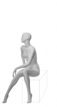 Манекен женский сидячий ICF_07 рис. 1