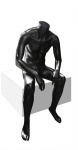 мужской сидячий цвет черный глянец HLJON-7/9005S рис. 1