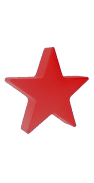 звезда красная/РАЗМЕРЫ: Н 80 см, глубина 17