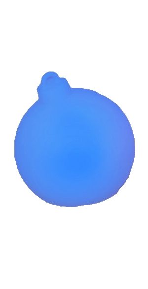 Рождественский шар Синий / РАЗМЕРЫ: Ø=33 cm, H=37 cm