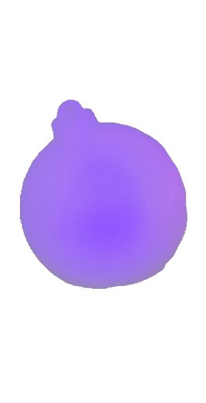 Рождественский шар Фиолетовый / РАЗМЕРЫ: Ø=33 cm, H=37 cm