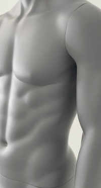 Манекен мужской UBM-09-CAL-A-PANTONE COOL GRAY 8C рис. 1