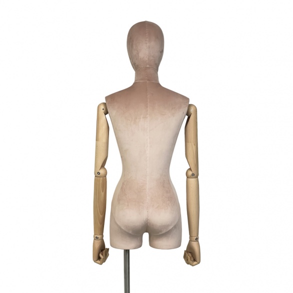 Торс женский с подставкой TBF-02-RING-T-D-267 FABRIC рис. 3