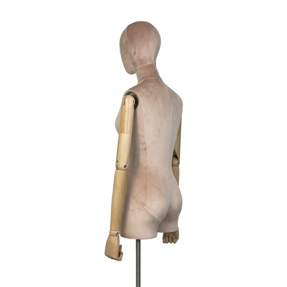 Торс женский с подставкой TBF-02-RING-T-D-267 FABRIC рис. 4