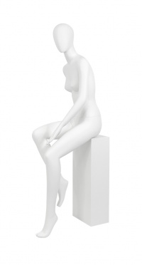Манекен женский сидячий CAS-1906F-DROP-9010 рис. 1