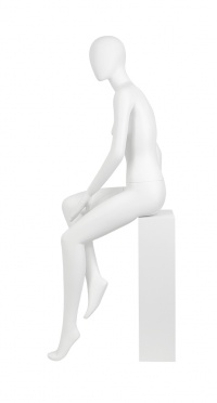 Манекен женский сидячий CAS-1906F-DROP-9010 рис. 1