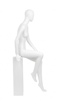 Манекен женский сидячий CAS-1906F-DROP-9010 рис. 1