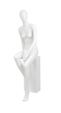 Манекен женский сидячий CAS-1906F-DROP-9010 рис. 1
