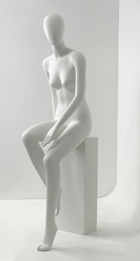 Манекен женский сидячий CAS-1906F-DROP-9010 рис. 1