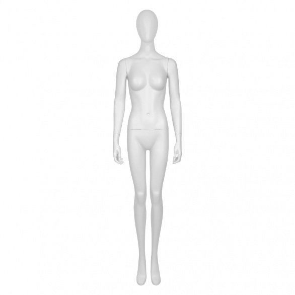 Манекен женский FSF-05-OVAL-Matt 9010 Ral рис. 1