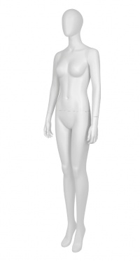 Манекен женский FSF-05-OVAL-Matt 9010 Ral рис. 1