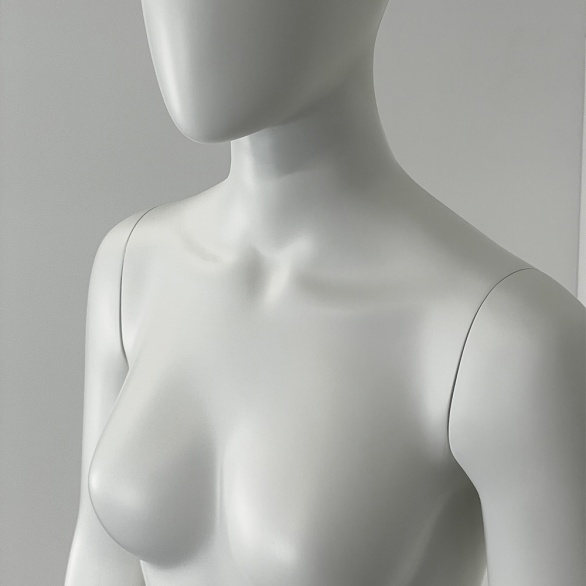 Манекен женский FSF-05-OVAL-Matt 9010 Ral рис. 5