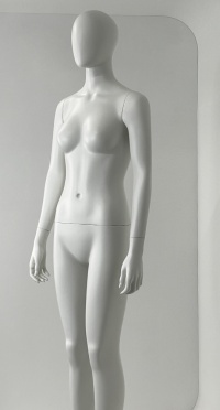 Манекен женский FSF-05-OVAL-Matt 9010 Ral рис. 1