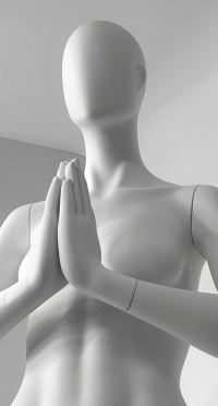 Манекен женский CFF-17-(with arms CFF-1Q) SASHA-9010 no grain рис. 1