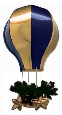 Воздушный шар 30/015 Ø 75х150 см (Без еловых веток) рис. 1