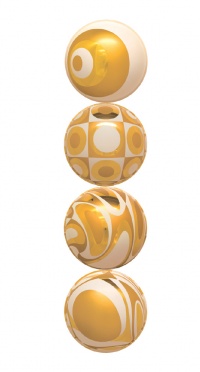 Комплект шаров 3K4-500W / Ø 40 см рис. 1