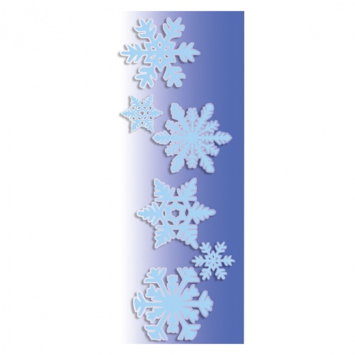 СНЕЖИНКИ КОМПЛЕКТ ИЗ 6 ШТ АРТ. 605 005  / РАЗМЕР: 4 - ø 40; 2- ø 20 рис. 1