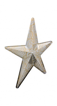 Комплект из 2х звезд - декор 74-332 / 1 звезда - 60х40х20 см; 1 звезда - 55х35х15 см рис. 1