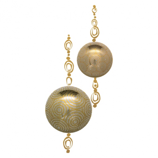 КОМПЛЕКТ ИЗ 6 ПОДВЕСОК АРТ. 604 001/ РАЗМЕР: 2- 40Х14; 1- 35Х15; 1- 30Х11; 1- 28Х14; 1- 16Х8 рис. 1