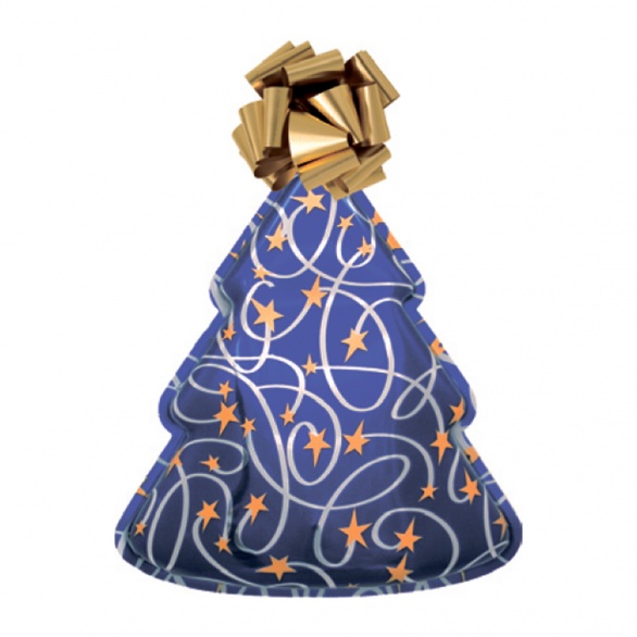 Синяя елочка 073/315 36х41 см рис. 1