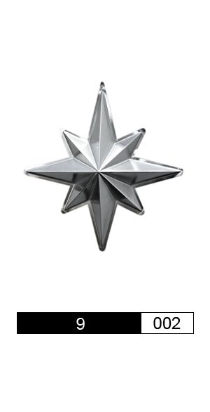 Серебряная звезда 50 см фото