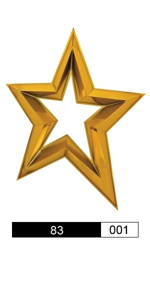 Фото золотой звезды с отверстием