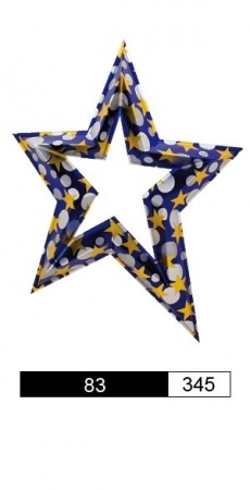 Синяя звезда 83- 345 / 120 х 90 х 20 см рис. 1