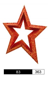Красная звезда 83- 363 / 120 х 90 х 20 см рис. 1