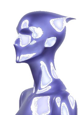 фиолетовая голова