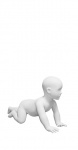 Манекен детский 12 месяцев tdb-12m-05-hhk-hf-look-9010 рис. 2