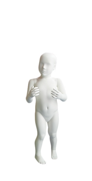 Манекен детский 1,5 года tdb-18m-01-HHK-HF-LOOK-9010 рис. 2