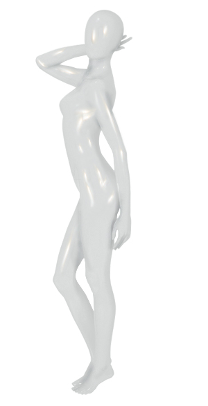 Манекен женский LNG-04-pearl white