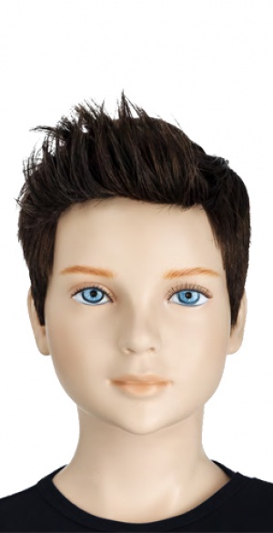 Парик для мальчика 6 лет agkb-03-wig-4374 dark brown рис. 1