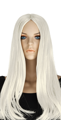 парик женский ag-12_wig-1001b white blond
