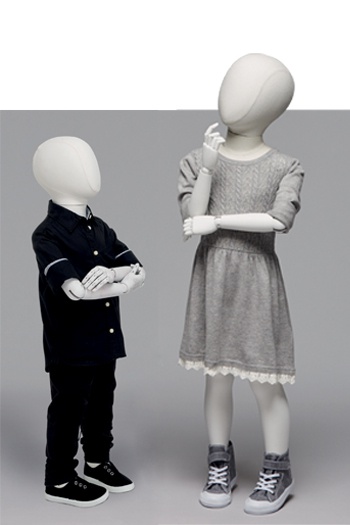 Коллекция Tailor Mannequins Kids с деревянными руками. Детские манекены