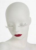 Gigi съёмный макияж Глаза-Белый блеск Губы-RAL 3016 матовый