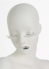 Gigi съёмный макияж Глаза-Белый блеск Губы-Зеркальный хром