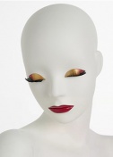 Gigi съёмный макияж Глаза-Бронзовый металлик Губы-RAL 3016 матовый