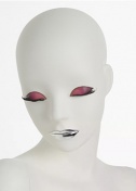 Gigi съёмный макияж Глаза-Розовое золото металлик Губы-Зеркальный хром