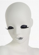 Gigi съёмный макияж Глаза-Черный блеск Губы-Зеркальный хром