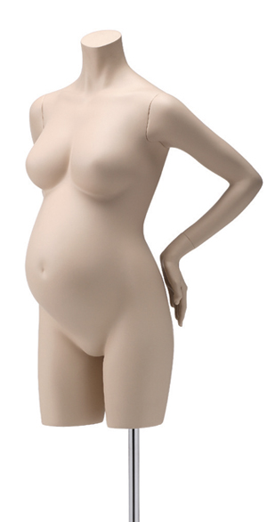 Фото торс беременной телесный HLMTTF-1K-CCM