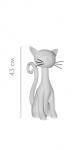 Кошка Jerry 43 см белая JERRY-9010 рис. 1