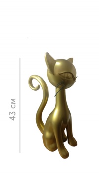 Кошка Jerry в цвете золото 43 см JERRY-P-10128BRS рис. 1
