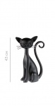Кошка Jerry черная 43 см JERRY-9005 рис. 1