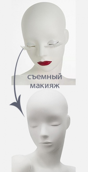 Манекен женский белый icf-08-gigi-9010 рис. 2