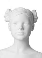 Lia стилизованная белый матовый 8-10 лет