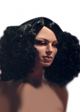 Лицо B парик PW-1-dark