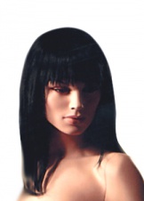 Лицо A парик PW-3-dark