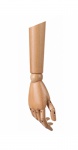 Пара деревянных рук WOODEN ARM-F-WD-CLEAR-MAT женские рис. 1